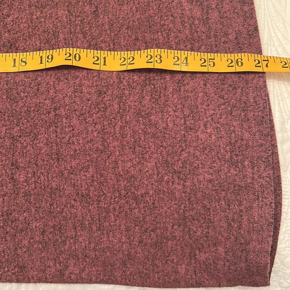Lucky Brand Super Soft Burgundy Bell Sleeve Sweater, XL